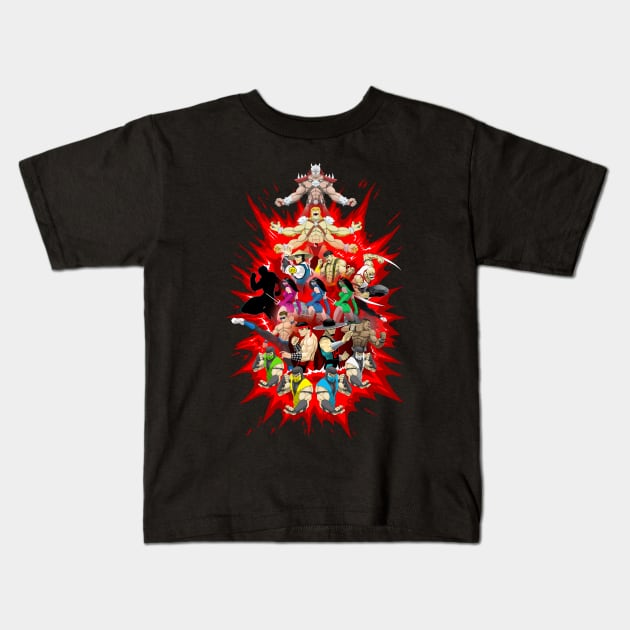 90's MK 2 Kids T-Shirt by CoolDojoBro